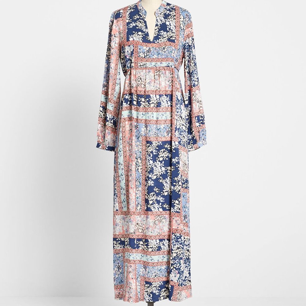 Modcloth Jessy B Bohemian Dream Maxi Dress